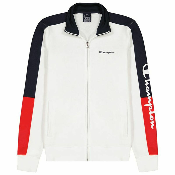 Set Sport pentru Adulți Champion Full Zip Suit Alb