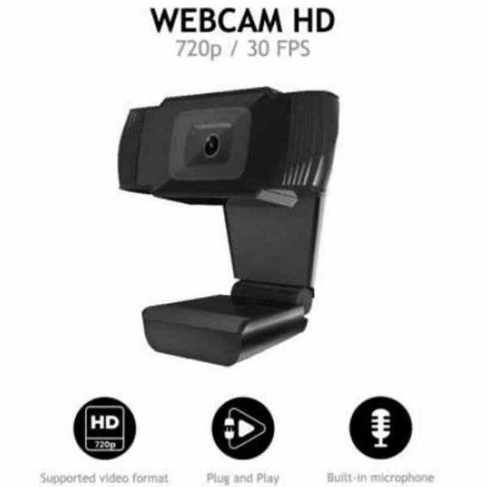 Webcam Nilox NXWC02 HD 720P Full HD Negru