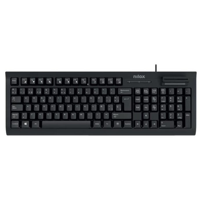 Tastatură Nilox NXKIRE0001 Qwerty Spaniolă Negru