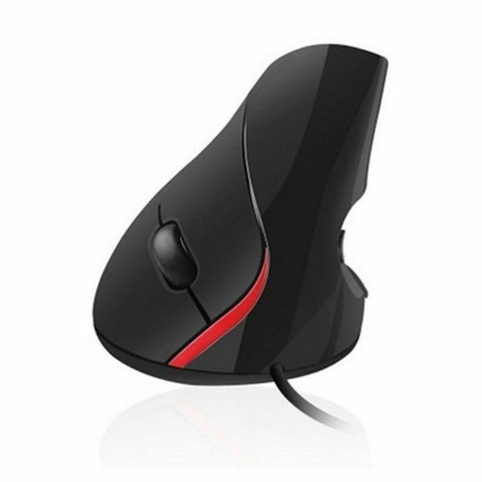 Mouse Ergonomic Optic Ewent EW3156 1000 dpi USB Negru Negru/Roșu Roșu/Negru