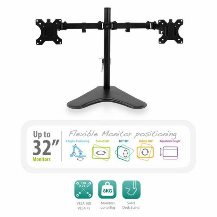 Suport TV Ewent 13"-32" 2 x 8 kg Negru