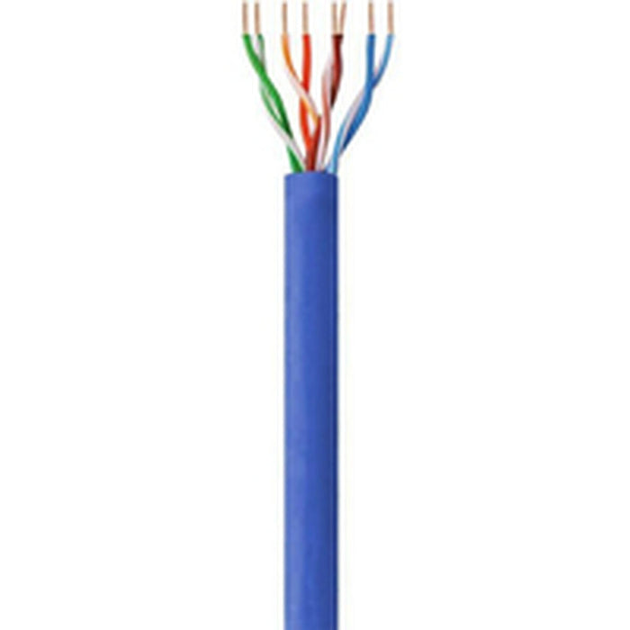 Cablu de Rețea Rigid UTP Categoria 6 Techly ITP6-CCA-305-BL Albastru 305 m