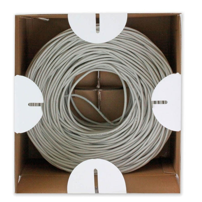 Cablu de Rețea Rigid UTP Categoria 6 Techly ITP6-CCA-305-BL Albastru 305 m