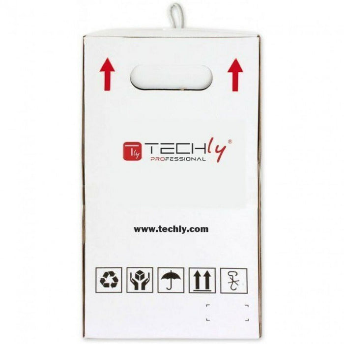 Cablu de Rețea Rigid UTP Categoria 5e Techly ITP8-FLU-0305 Gri 305 m