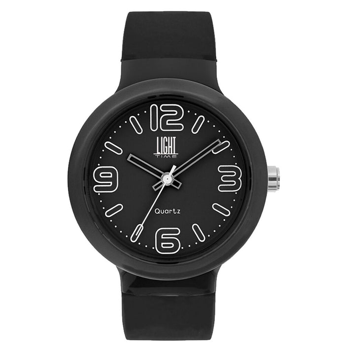 Ceas Unisex Light Time EUROPE Negru (Ø 40 mm)