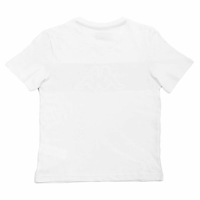 Tricou cu Mânecă Scurtă pentru Copii Kappa Skoto K Alb