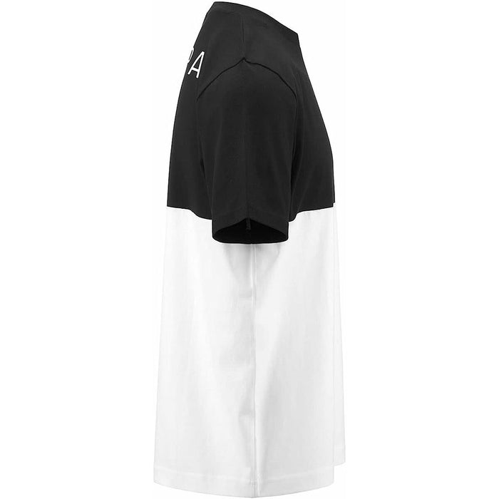 Tricou cu Mânecă Scurtă Bărbați Kappa Edwin CKD Alb Negru