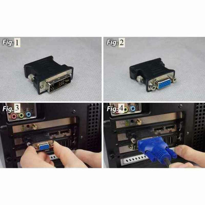 Adaptor DVI la VGA Ewent EC1250
