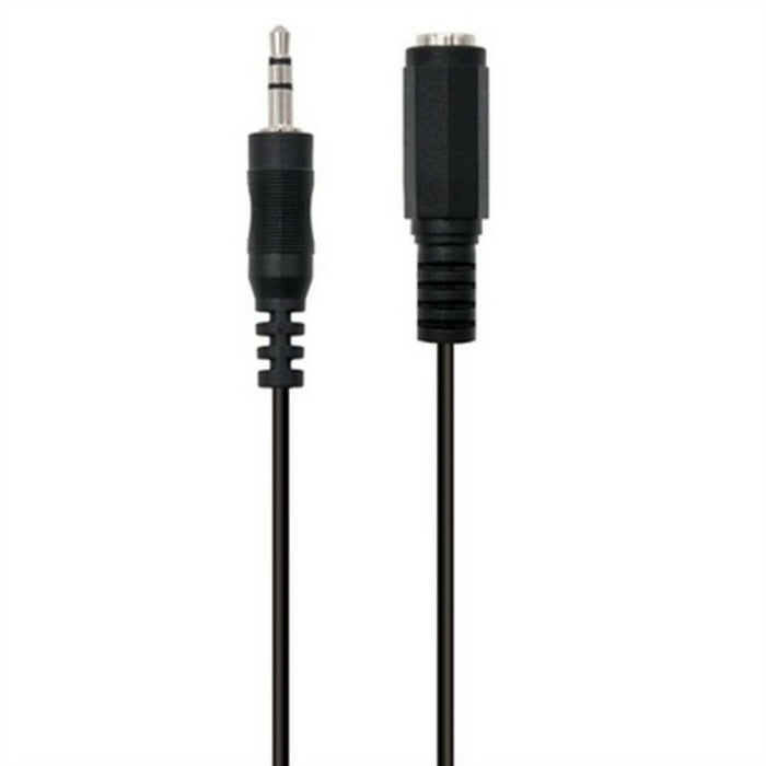 Cablu Audio Jack (3,5 mm) Ewent Negru