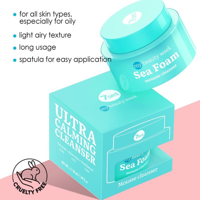 Mousse de Curățare 7DAYS MY BEAUTY WEEK 50 ml Calmant