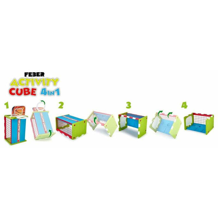 Joc de Îndemânare Feber Activity Cube 4 in 1 Multisport