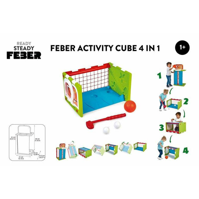 Joc de Îndemânare Feber Activity Cube 4 in 1 Multisport
