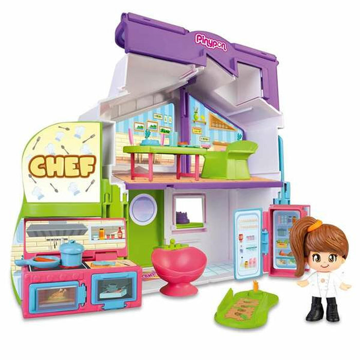Playset Pinypon Chef & Stylist & High School 3 în 1