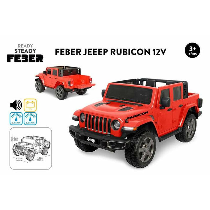 Mașinuță electrică pentru copii Feber Rubicon  12 V Jeep