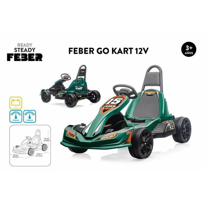 Mașinuță electrică pentru copii Feber Go Kart