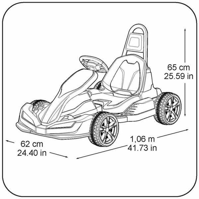 Mașinuță electrică pentru copii Feber Go Kart