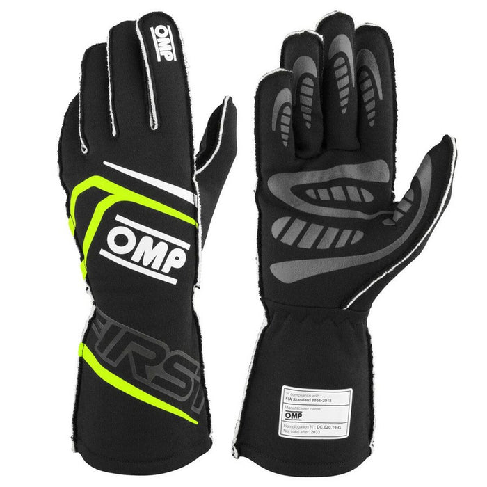 Mănuși OMP FIRST Negru XL FIA 8856-2018