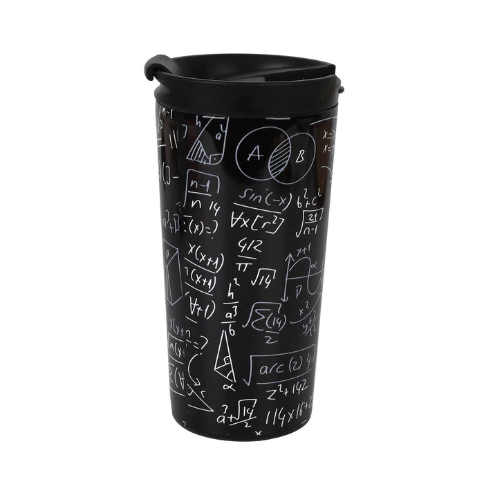 Cană Termos cu Capac iTotal Mathematics Perete dublu Negru Oțel inoxidabil 350 ml