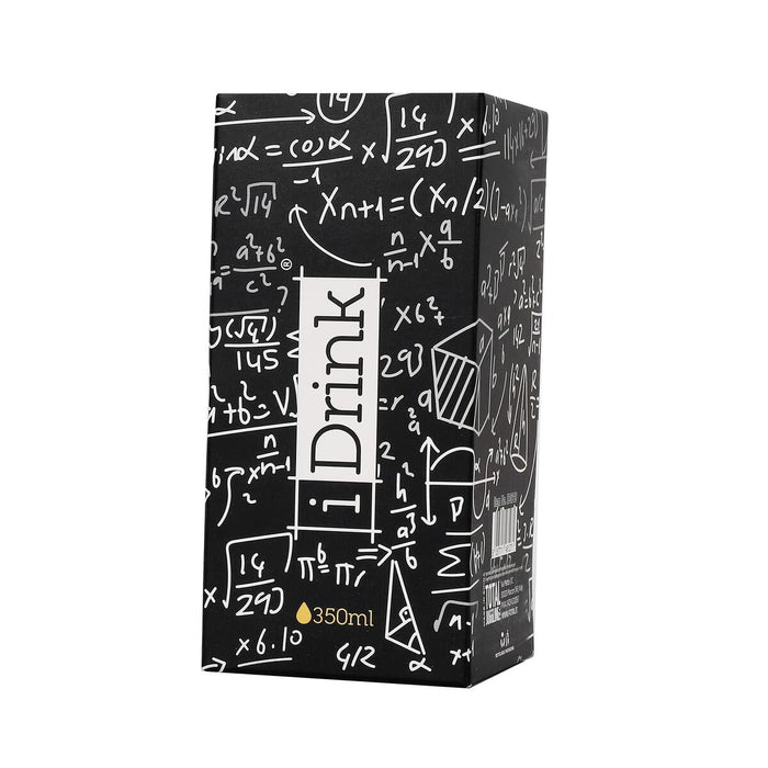Cană Termos cu Capac iTotal Mathematics Perete dublu Negru Oțel inoxidabil 350 ml