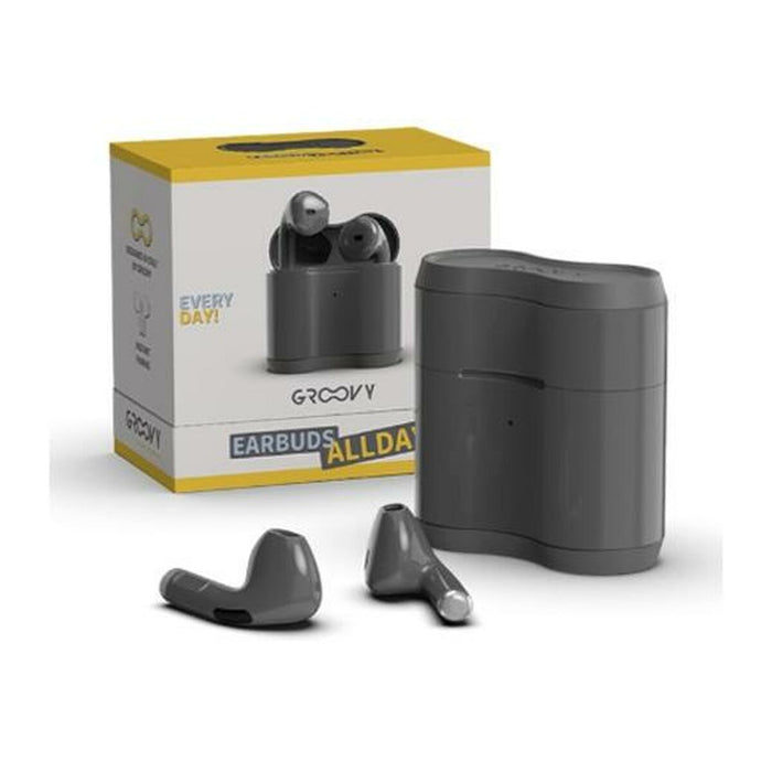 Căști fără Fir GROOVY Bluetooth Alb Gri