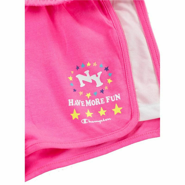 Pantaloni Scurți Sport pentru Copii Champion Roz Fucsia