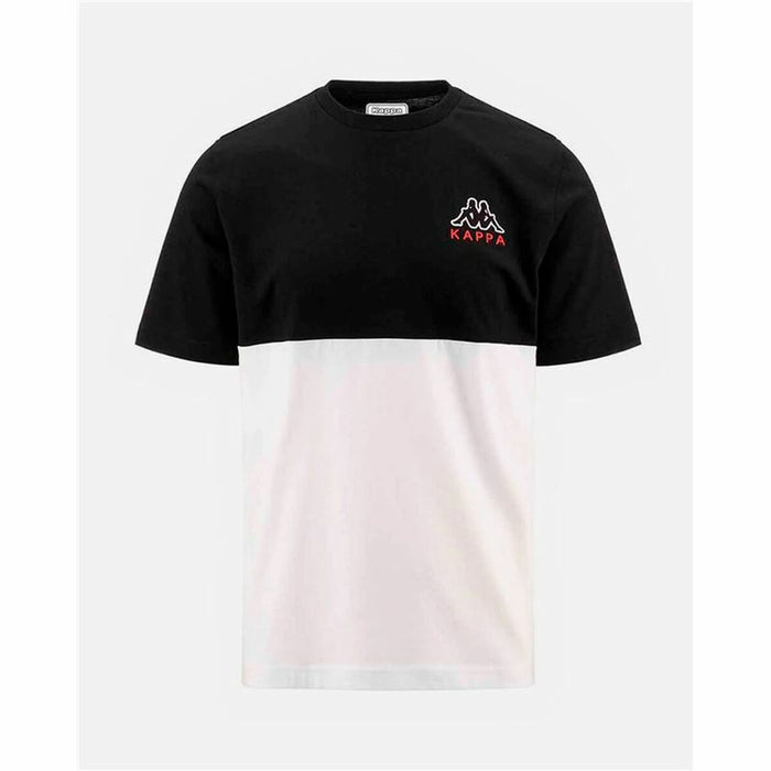 Tricou cu Mânecă Scurtă Bărbați Kappa Edwin CKD Alb Negru