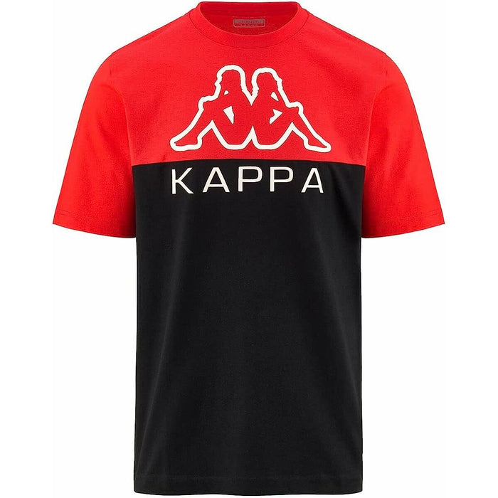 Tricou cu Mânecă Scurtă Bărbați Kappa Emir CKD Negru Roșu