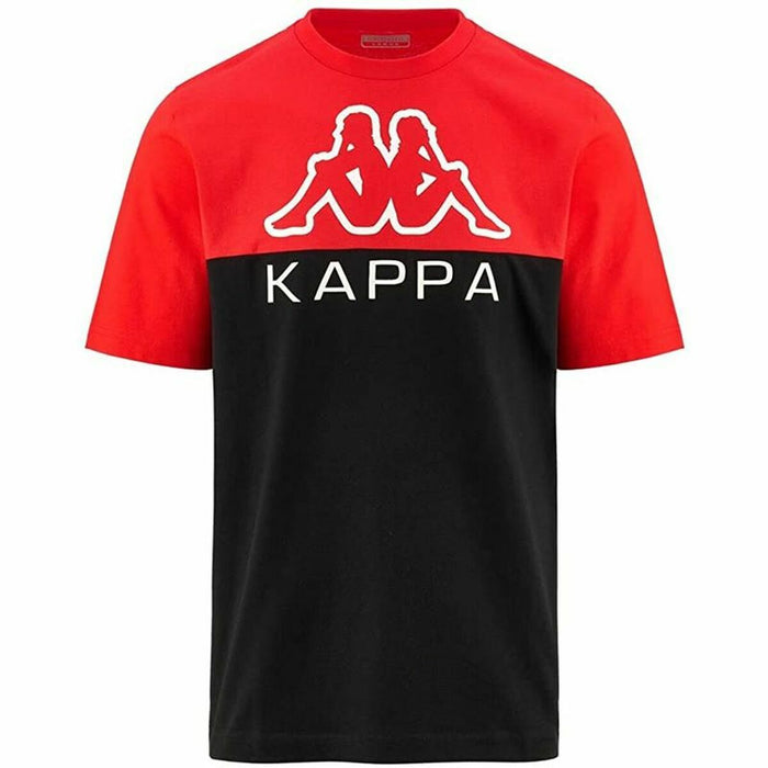 Tricou cu Mânecă Scurtă Bărbați Kappa Emir CKD Negru Roșu