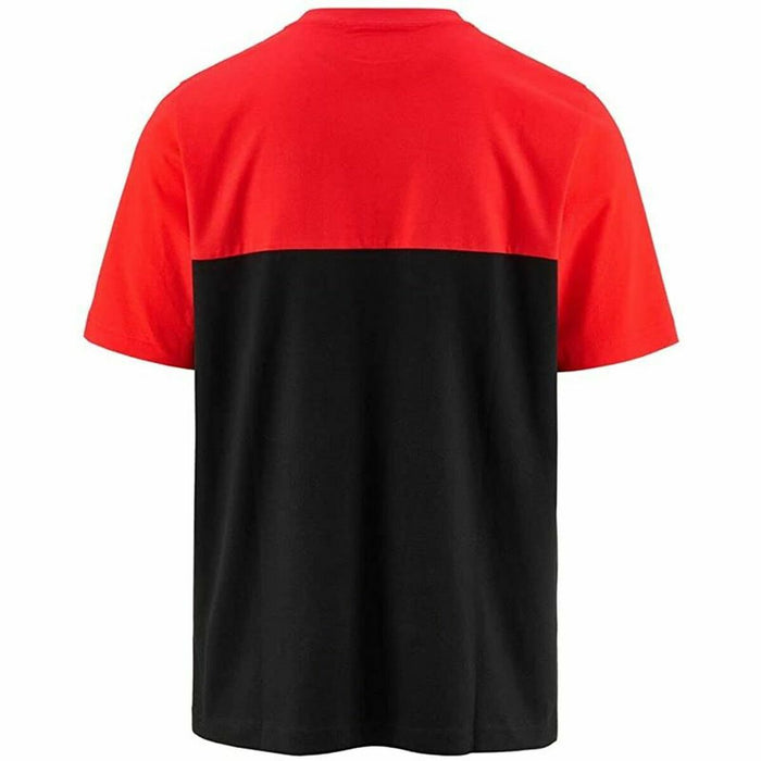 Tricou cu Mânecă Scurtă Bărbați Kappa Emir CKD Negru Roșu