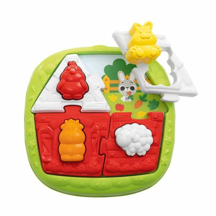 Puzzle 3D Chicco House & Farm 2 în 1 18 Piese 23,2 x 3,7 x 23,2 cm