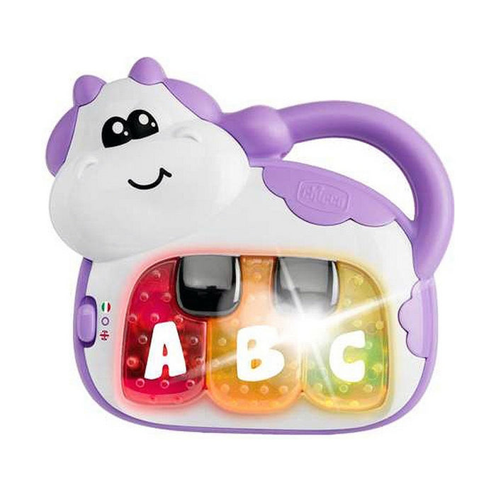 Pian Interactiv pentru Bebeluși Chicco Vacă Lumini cu sunet