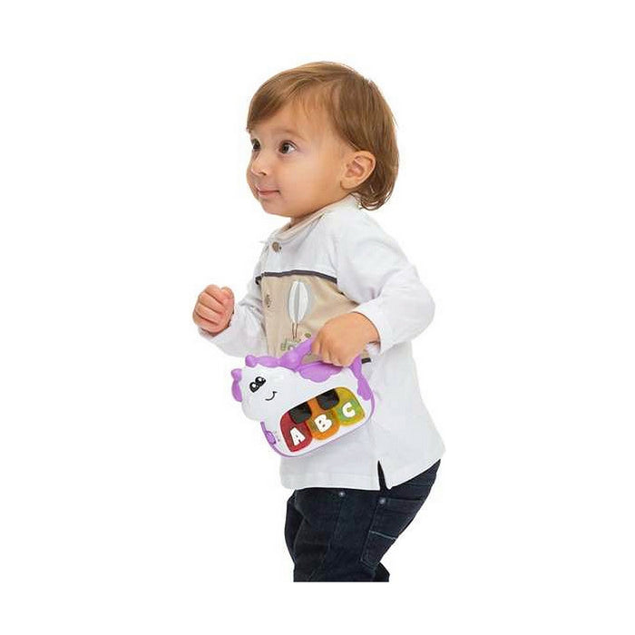 Pian Interactiv pentru Bebeluși Chicco Vacă Lumini cu sunet