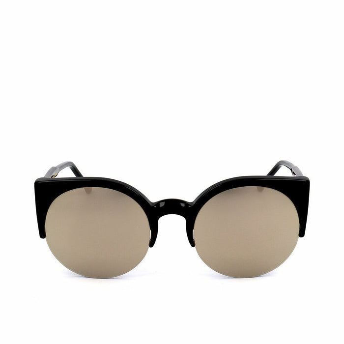 Ochelari de Soare Unisex Retrosuperfuture Lucia Black Ivory Ø 51 mm Negru