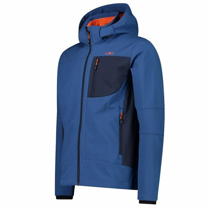 Jachetă Sport de Bărbați Campagnolo Softshell Albastru