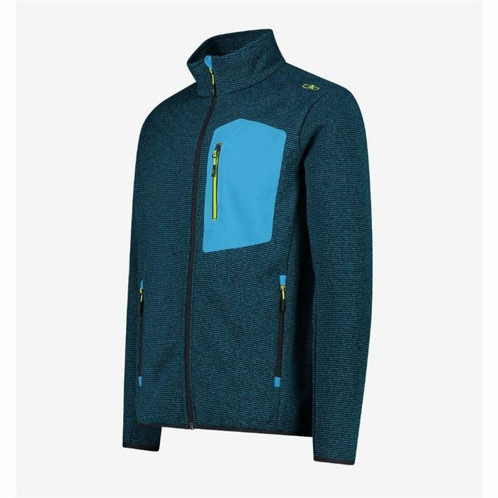 Hanorac fără Glugă Bărbați Campagnolo Knit Tech Albastru