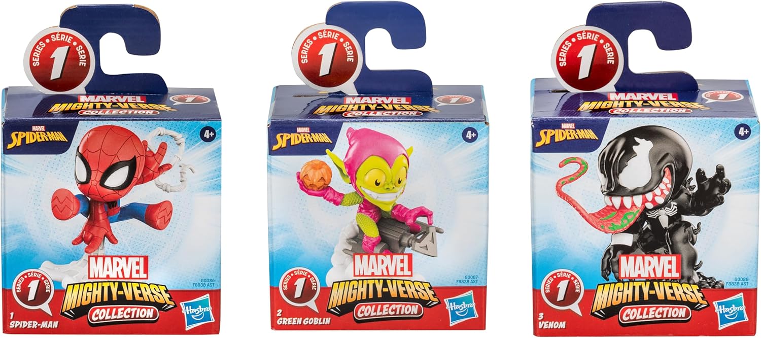 Figurină Hasbro Marvel Mighty-Verse Collection Spider-Man, diverse modele, 6 cm, 4+ ani