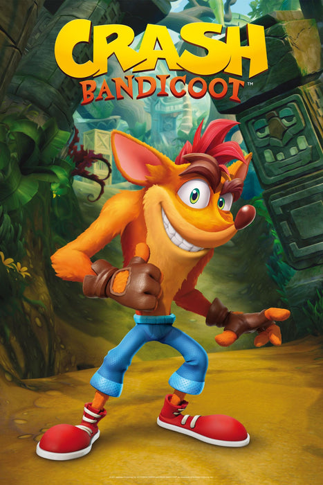 Poster ABYstyle Crash Bandicoot, Classic Crash, 91,5 × 61 cm