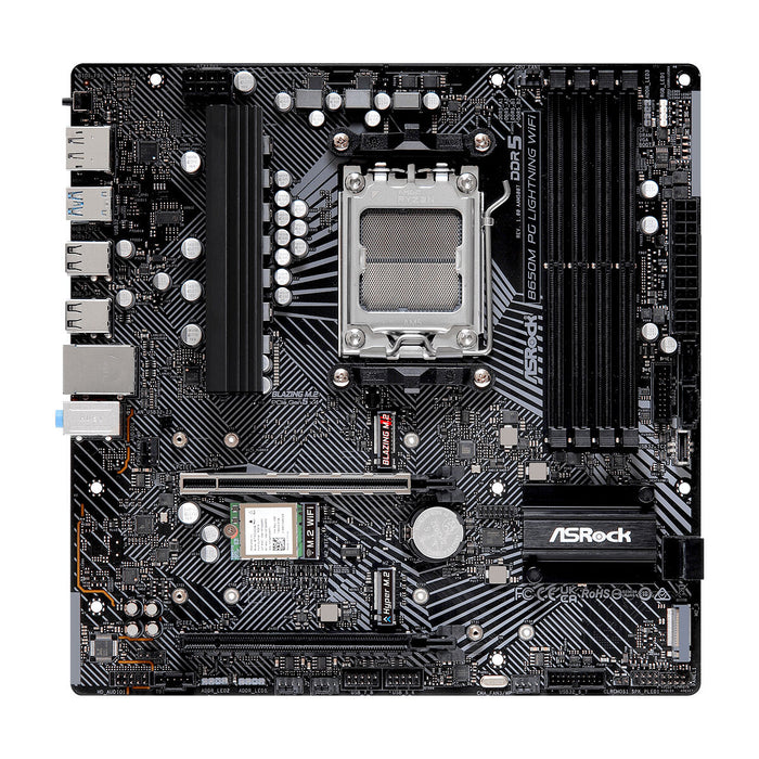 Placă de Bază ASRock B650M PG LIGHTNING WIFI AMD AM5 AMD AMD B650