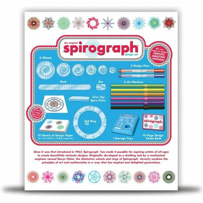 Set pentru desen Spirograph Silverlit 30 Piese