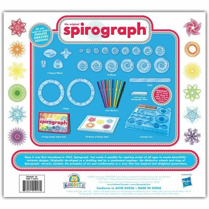 Set pentru desen Spirograph Silverlit 30 Piese