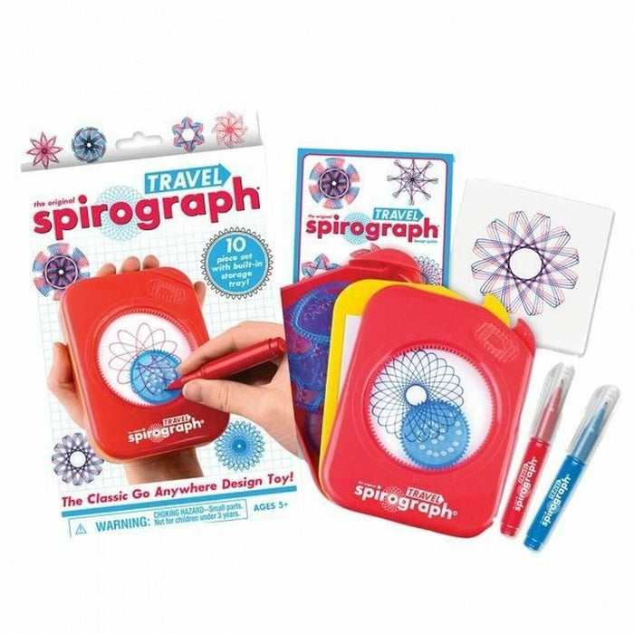 Set pentru desen Spirograph Silverlit travel Multicolor 10 Piese