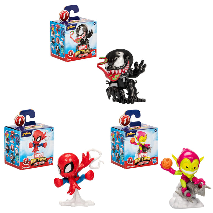 Figurină Hasbro Marvel Mighty-Verse Collection Spider-Man, diverse modele, 6 cm, 4+ ani