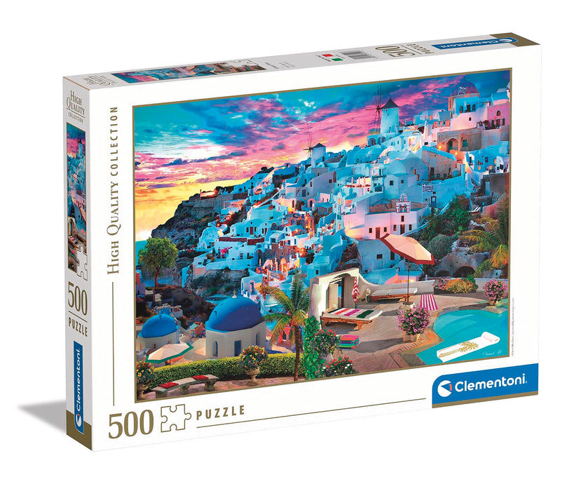 Puzzle Clementoni, colecția Compact, Greece View, 500 piese