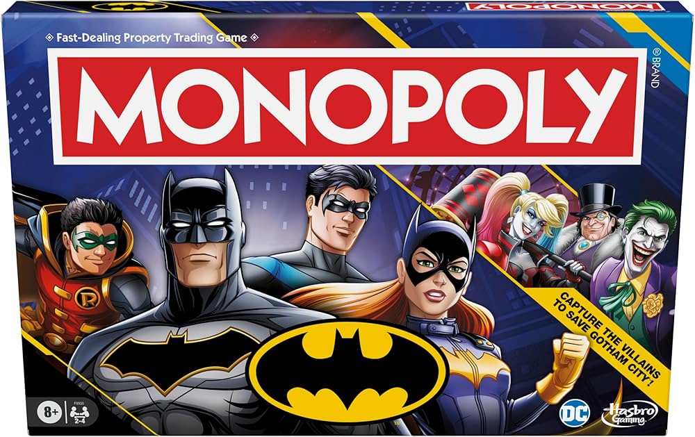 Joc de societate Hasbro Monopoly Batman, 2-4 jucători, 8+ ani