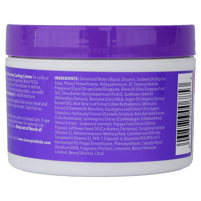 Cremă pentru bucle, Luster's Pink Kids Frizz Free, 8 Ounce, cu ulei de argan