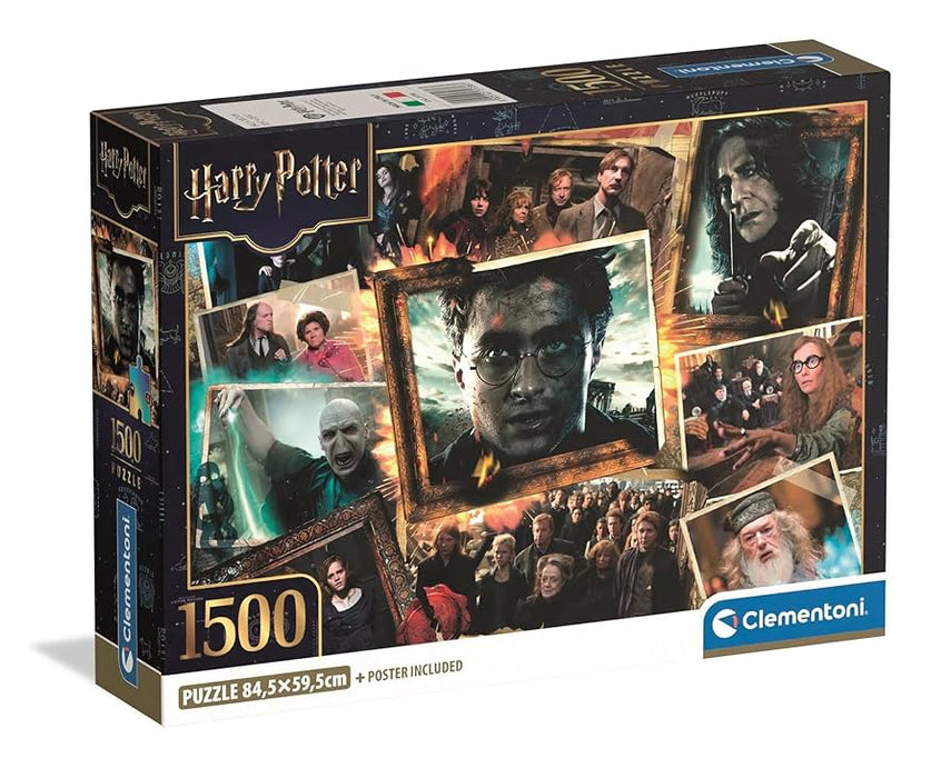Puzzle Clementoni Harry Potter, colecția Compact, 1500 piese, 84,5 × 59,5 cm