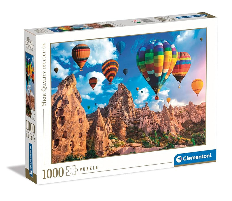 Puzzle Clementoni, colecția Compact, Balloons in Cappadocia, 1000 piese