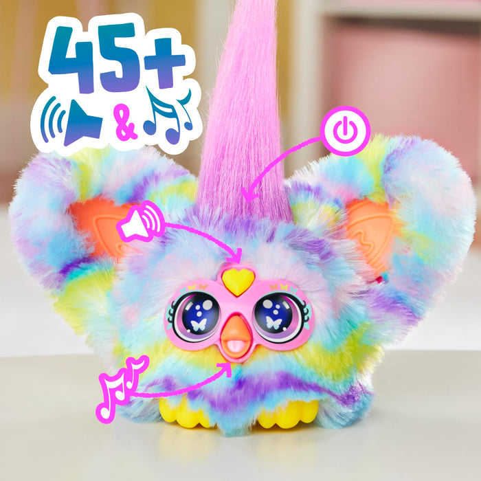 Jucărie de pluș interactivă Hasbro Furby Furblets Swee-Dee, ediția de primăvară, 45+ sunete, 6+ ani