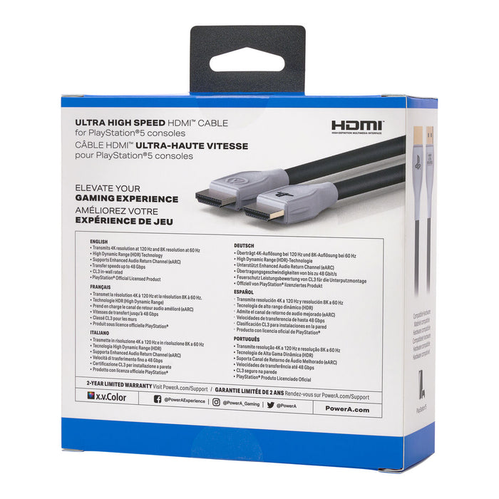 Cablu HDMI Powera 1520481-01 Negru/Gri 3 m