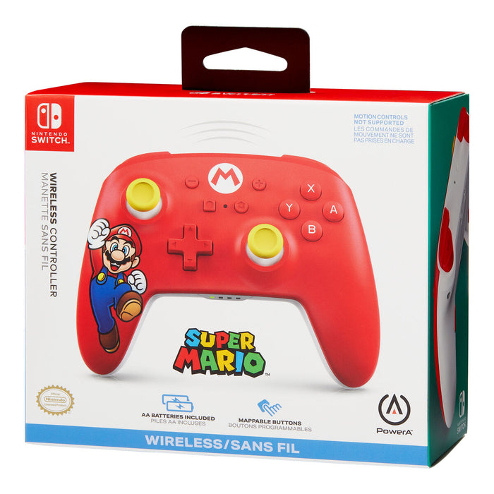 Telecomandă Gaming fără Fir Powera MARIO Roșu Nintendo Switch